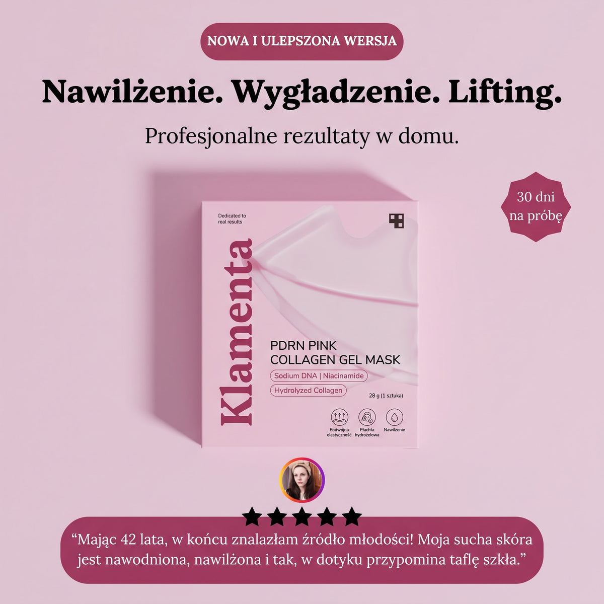 Maska kolagenowa „Glow Up”